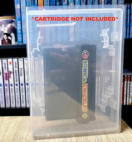 Replacement Cases Only - Sonic The Hedgehog 1-2-3, Knuckles, 3D Blast - NO GAME