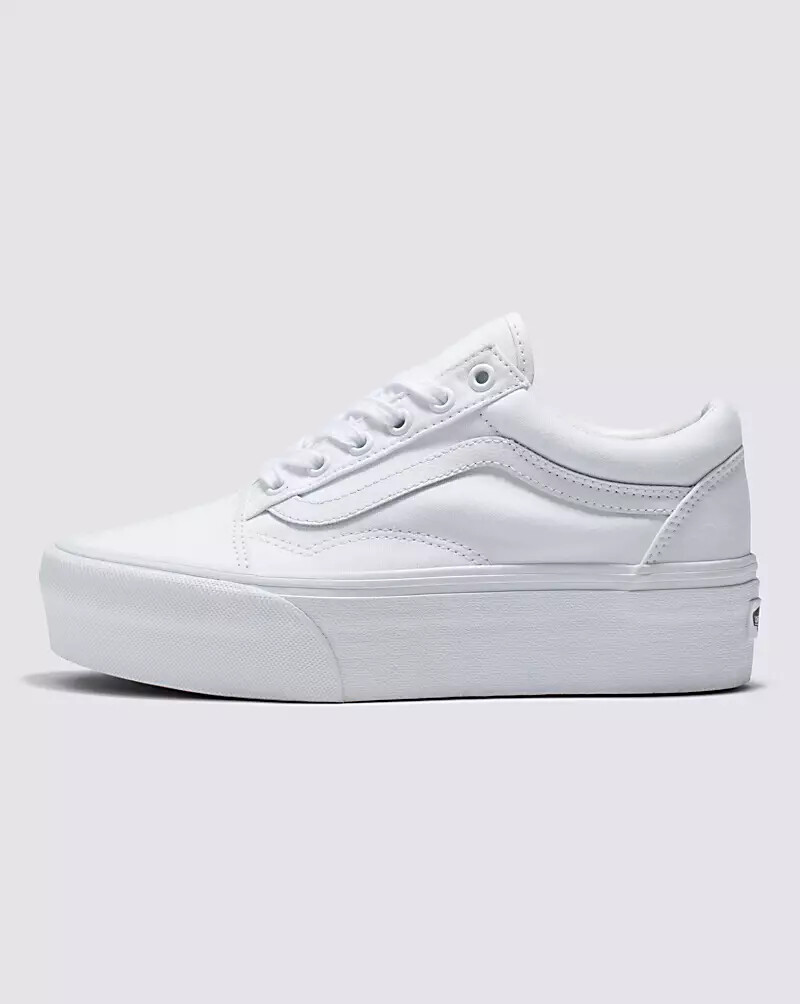 Vans Old Skool Stackform 34mm Women's sneaker Size 6-10  Black, White