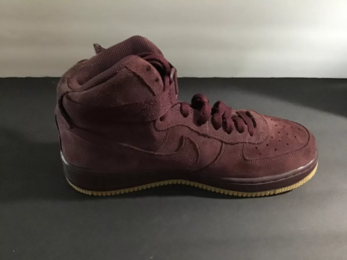 Nike air force 1 high burgundy cheap
