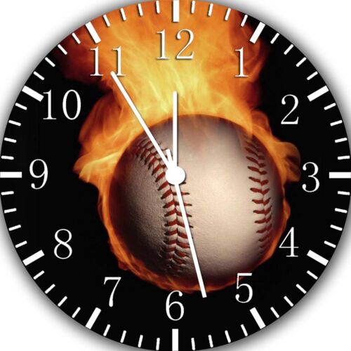 Baseball wall Clock 10" will be nice Gift and Room wall Decor X64 - Picture 1 of 1