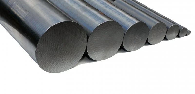 MBS Acero redondo hierro redondo longitud 1000 mm acero en bruto material redondo S355J2 + C acero de barra