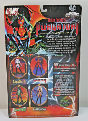 1997 CHAOS Comics Brian Pulido's Purgatori w/ Crest Stand Action
