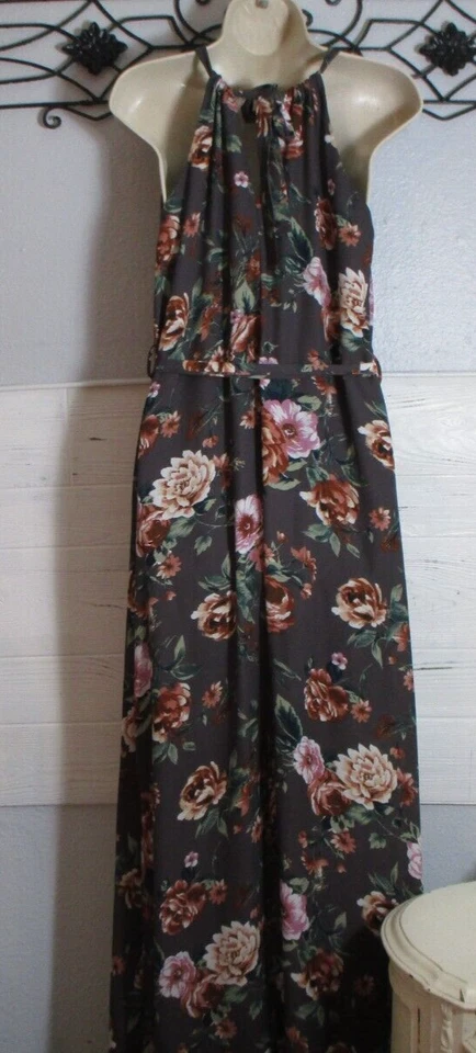 Everly Maxi Dress Size S Multicolored Floral Sleeveless - Image 2 of 4