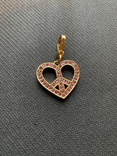NIB JUICY COUTURE Pink Crystal Heart 