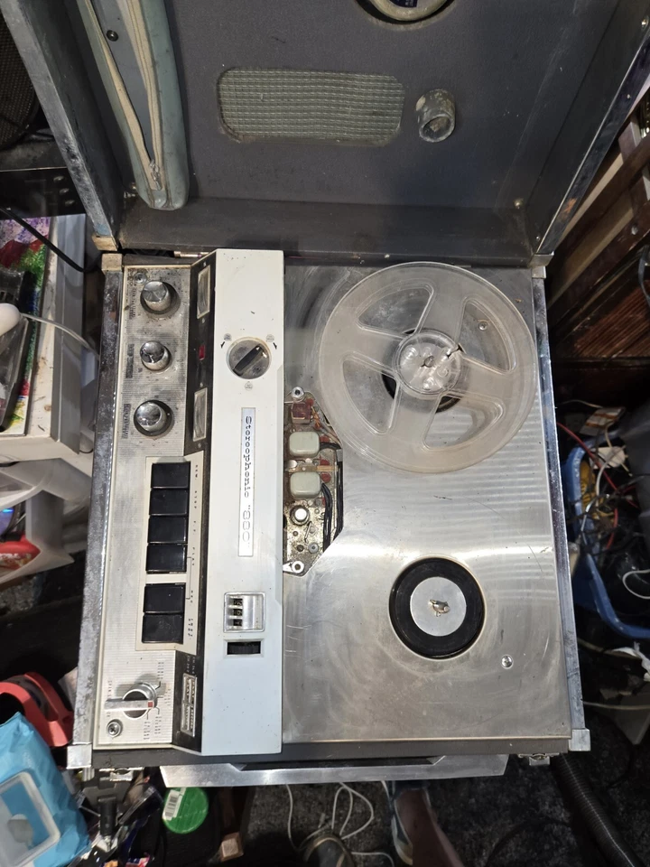 Grabadora reproductor de carrete a carrete Concord Stereophonic 880 ¡Enciende sin probar! Foto 2 de 4