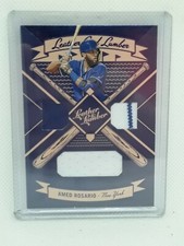 Amed Rosario 2019 Panini Leather & Lumber Baseball Triple PATCH New York Mets