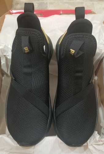 Puma LQDCELL SHATTER MID Womens Black/Gold 193278-02 Athletic Shoes size 6 - Picture 2 of 6