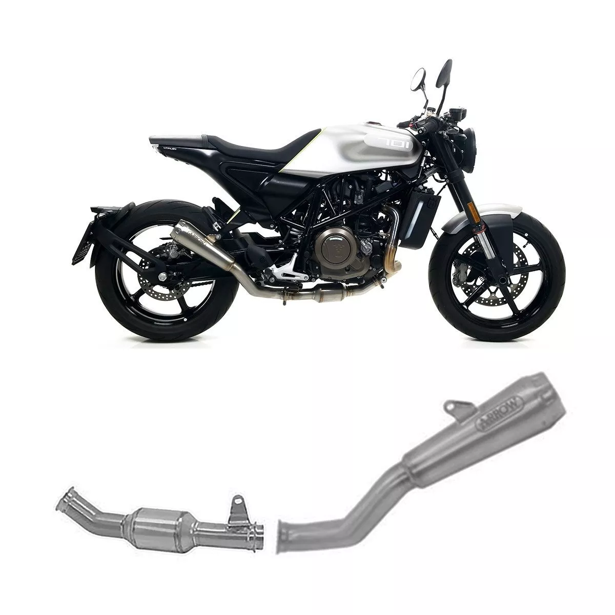 Husqvarna vitpilen 2024 701 exhaust