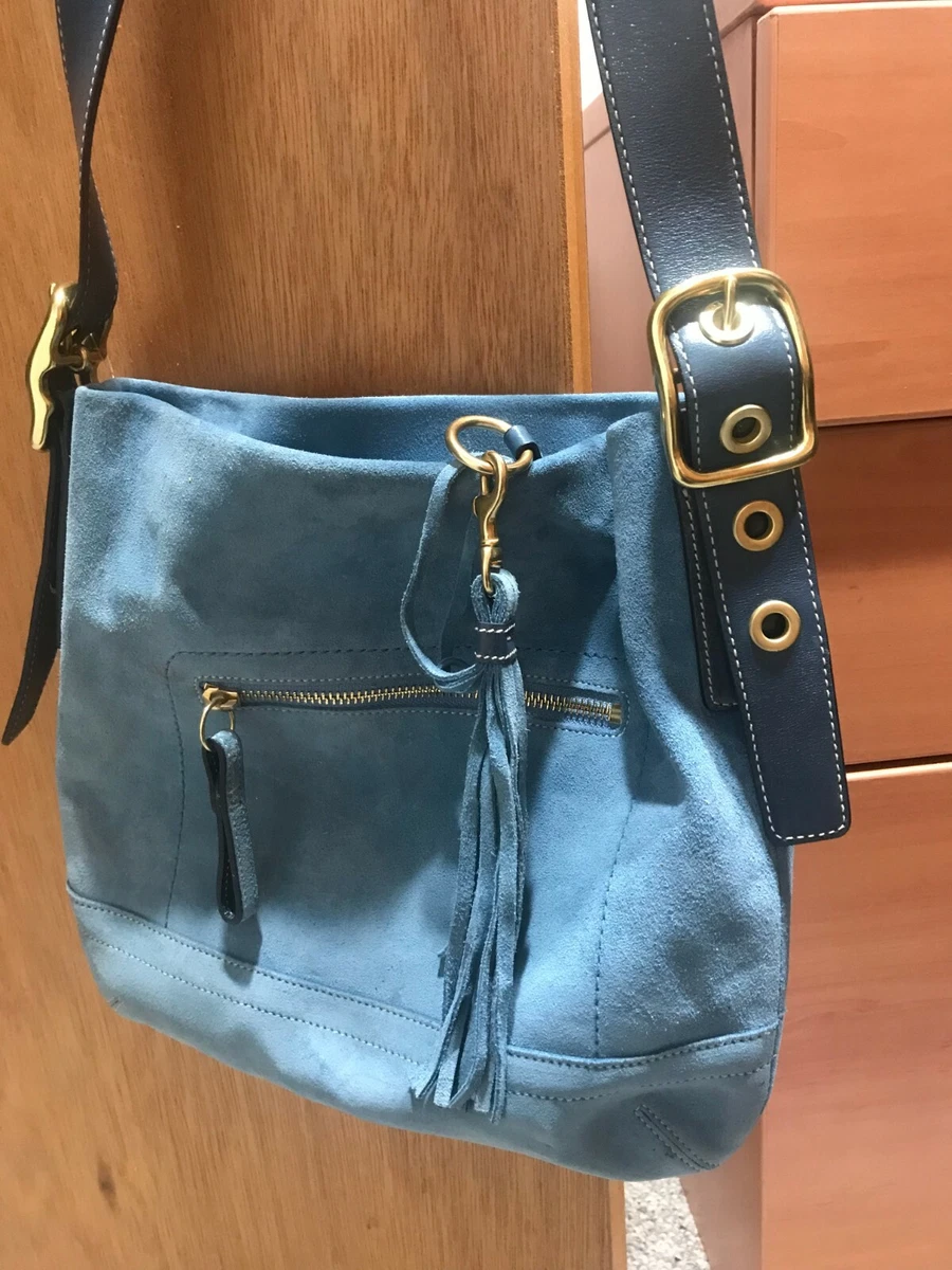 Blue coach best sale bag