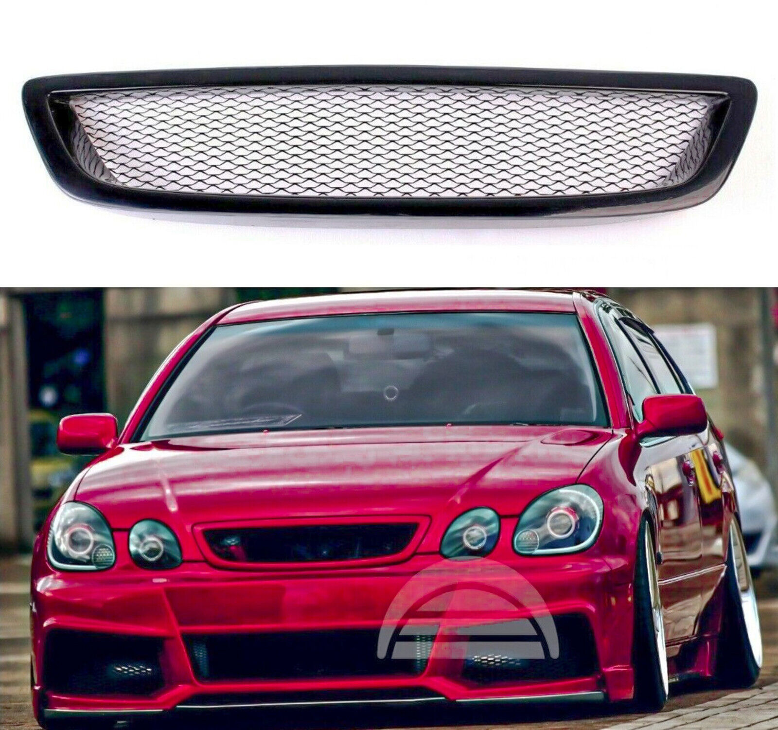 Grille TTE for Lexus GS300 & Toyota Aristo JZS160 1997-2005 Front Vent Mesh Hood