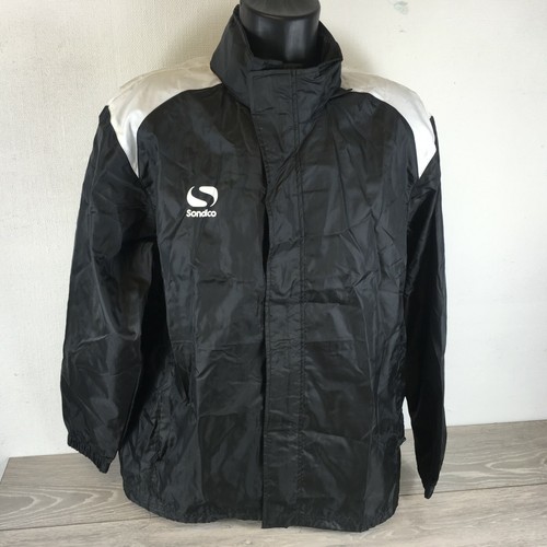 Sondico Herren Regenjacke Full Hood Zip atmungsaktiv Futter Zip LARGE schwarz S183 - Bild 4 von 6