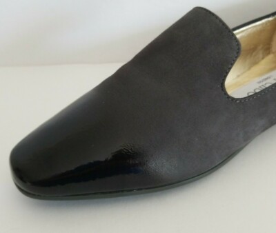 Jimmy Choo WHEEL Suede Patent Degrade Smoking Slippers Flats  display picture 2