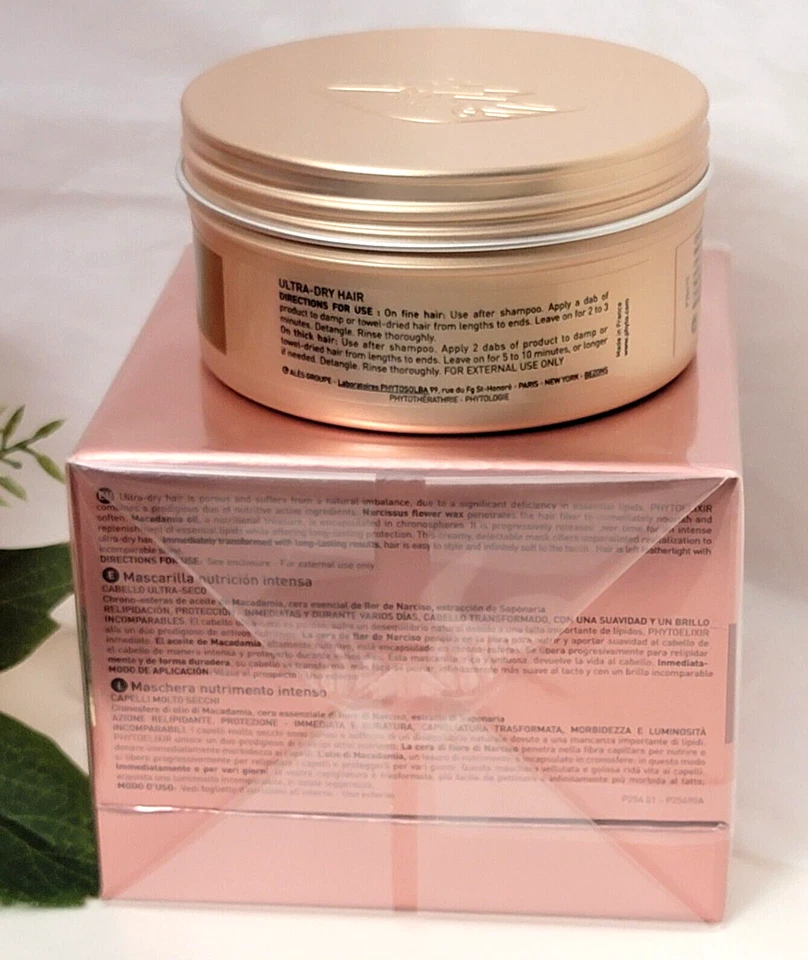PHYTO PHYTOELIXIR Mascarilla Nutrición Intensa CABELLO ULTRA SECO 200 ml/6,7 oz SELLADO Foto 2 de 2