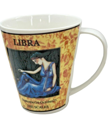 LIBRA Tall Zodiac What's Your Sign Mug Large Coffee Cup Astrology Birthday Gift