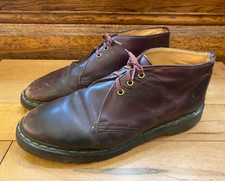 Vintage Dr. Martens Men's Oxford US 11 Reddish Brown Leather Shoes Man England