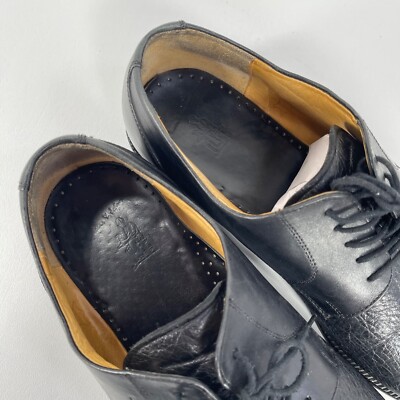 Tauer & Johnson Wellington Shoes Derby Black Calf/Deer  display picture 2