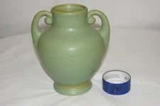 Light Green Two-Handled Vase
