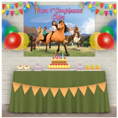 Banner di compleanno personalizzato per esterni con foto fiore adulti bambini festa poster – 1° 2° 18° 21° 30° 40° 50° 60° 70° 80° compleanno decorazioni