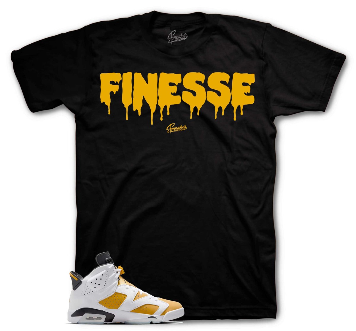 black and gold jordan 6 shirt