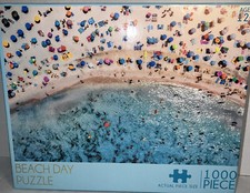 1000 Piece Puzzle  BEACH DAY  NEW / SEALED by RMS 27  x 22  complete