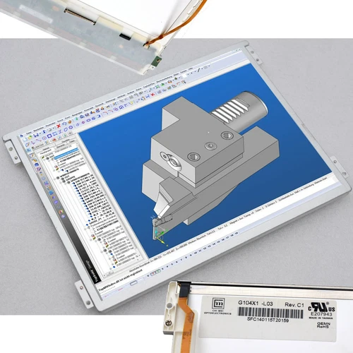 DISPLAY MATRIX SCREEN BILDSCHIRM G104X1 L03 G104X1L03 G104X1-L03 TOP ZUSTAND M60