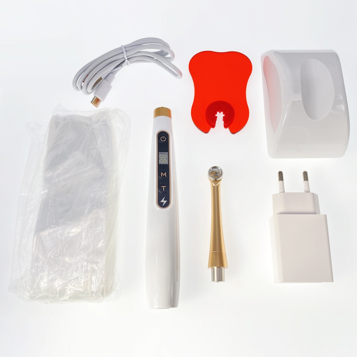 1S Dental Curing Light & Caries Detector - 2-in-1 Wireless LED Lamp For Dental Professionals