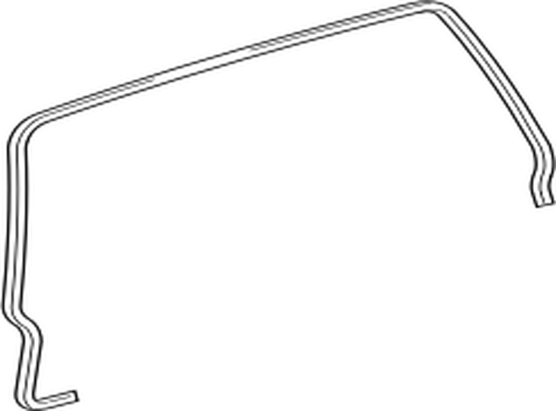 MR437182 Mitsubishi Weatherstrip, back door opening MR437182, New