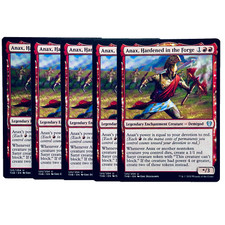 Magic the Gathering Anax, Hardened in the Forge 125 Regular Uncommon x5 THB 2020