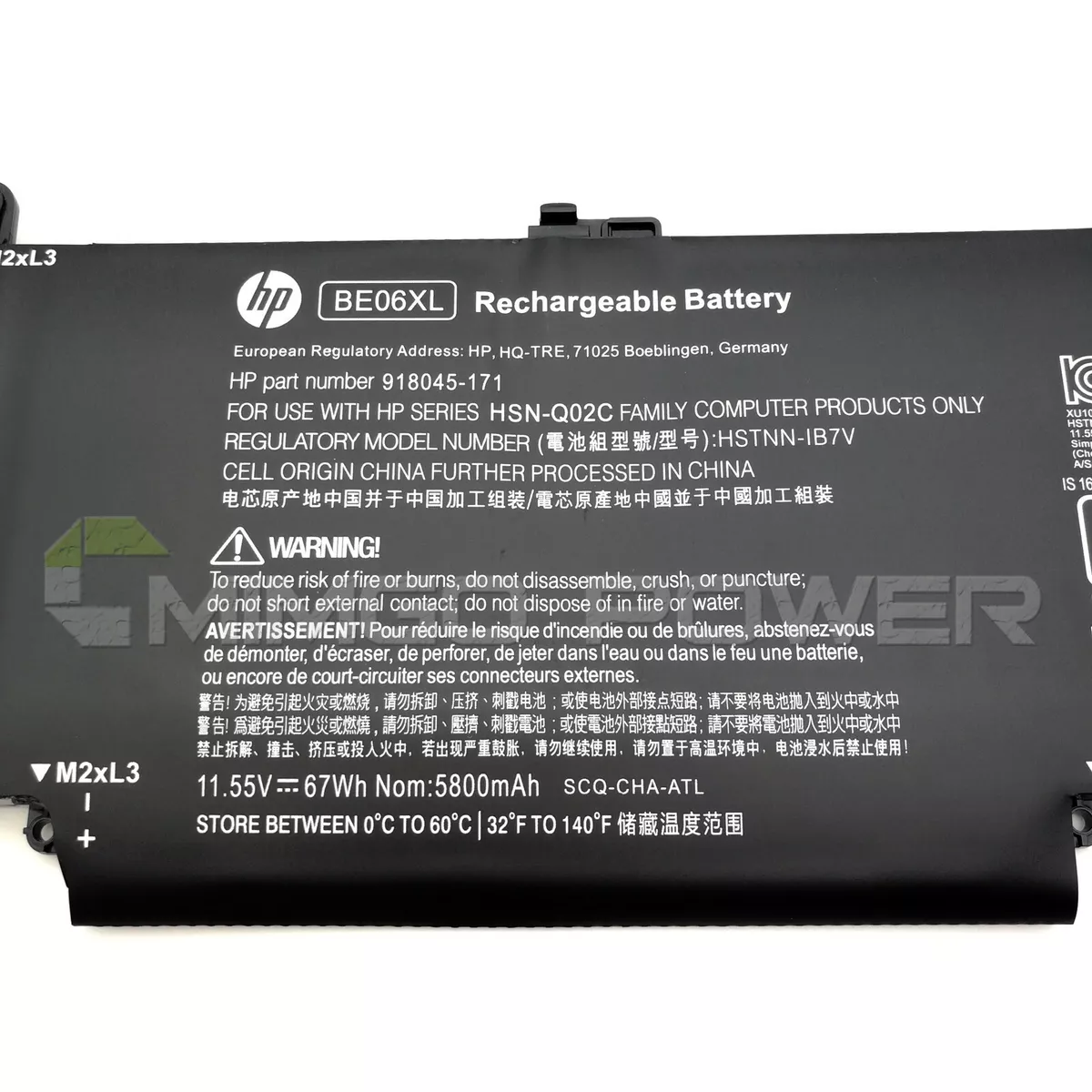 Genuine BE06XL Battery for HP Elitebook 1040 G4 HSTNN-IB7V 918045