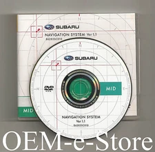 2009 Forester XT LL Limited Edition Navigation DVD MID-WEST Region Map + Canada