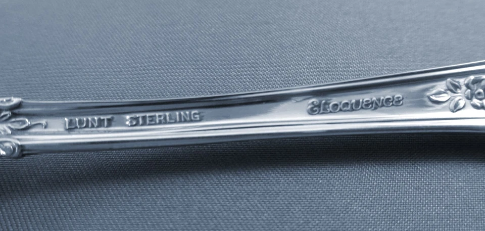 ELOQUENCE-LUNT STERLING OVAL/PLACE/SOUP SPOON(S) - Image 3 of 3