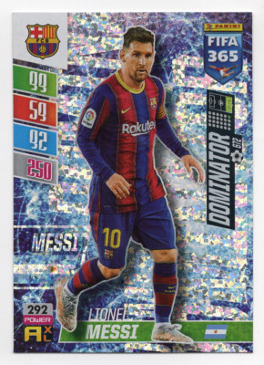 #292 Lionel Messi Dominator 2022 Panini Adrenalyn XL FIFA 365