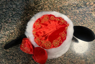 Disney Parks Minnie Mouse Holiday Chinese New Year Faux Fur  display picture 3