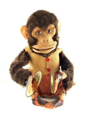 vintage cymbal monkey
