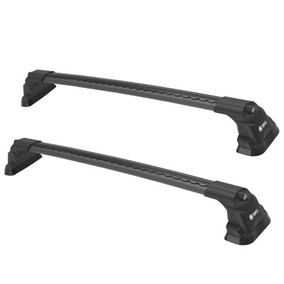 Fits BMW 3 Series G20 Sedan 2019-2024 Fixed Point Roof Rack Cross Bars Black