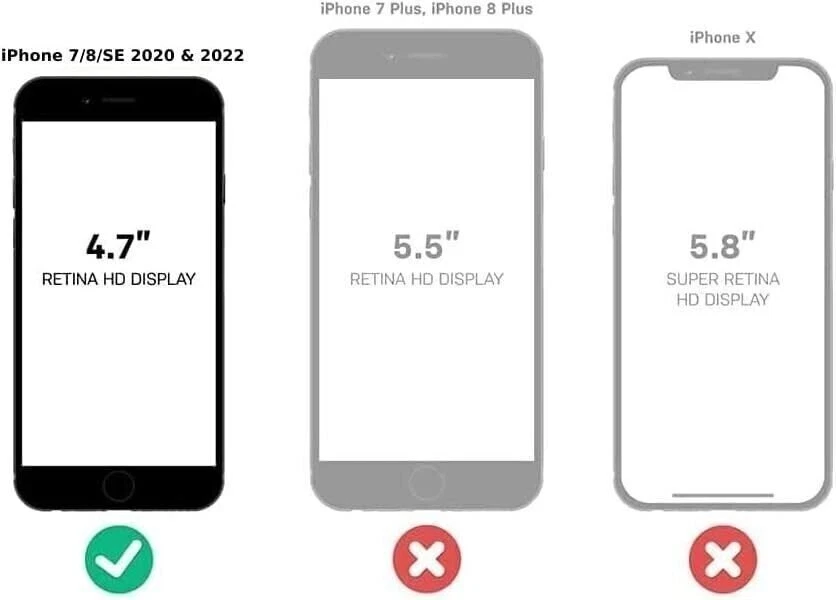 Чехол OtterBox серии Commuter для iPhone SE (3-го и 2-го поколения) и iPhone 8/7 — черный - Изображение 2 из 4