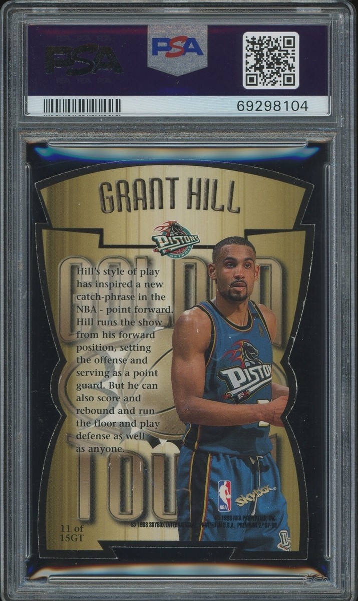 1997 Skybox Premium Golden Touch Grant Hill NBA #11GT Die 1997 Skybox Premium Golden Touch Grant Hill NBA #11GT Die