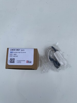 Masimo Sensor LNCS DC-1 Adult Reusable Finger Clip EA, 1/pack 3 Ft REF 1863