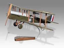 De Havilland Airco DH-9A RAF Royal Flying Corps Wood Airplane Model Large 1/32