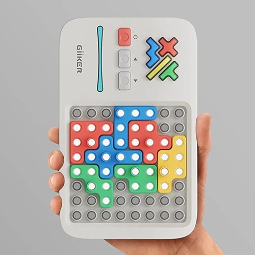 GiiKER Super Blocks Puzzle Game, 1000+ Leveled Up Electronic Brain Game for Kids