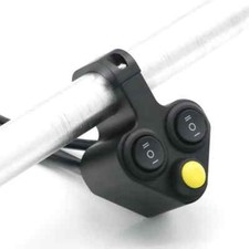 Motorcycle handlebar headlight fog light on / off switch three buttons