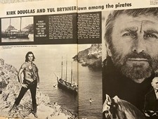 The Light at the End of the World, Kirk Douglas, Yul Brynner, Two Page Clipping