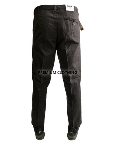 Mens BHS by Debenhams Chino Pants Regular Flat Front Casual Cotton Trousers - Picture 7 of 11