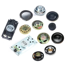 4Ω/8Ω Miniature Speaker Stereo Woofer Loudspeaker Trumpet Various Sizes 0.25W-3W