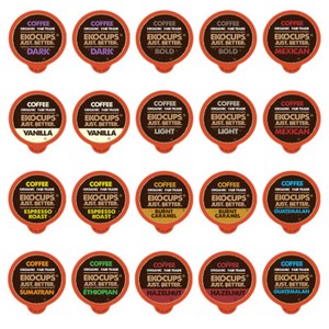 EKOCUPS-Organic-and-Fair-Trade-Gourmet-Coffee-for-Keurig-k-cup-brewers-20-Count