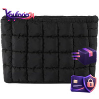 Make-Up-Tasche Gesteppte Kosmetiktasche Reise-Kulturbeutel Organizer Clutch