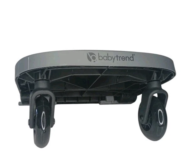 Tabla de cochecito negra duradera con ruedas de deslizamiento suave - Capacidad de 50 libras Foto 4 de 4