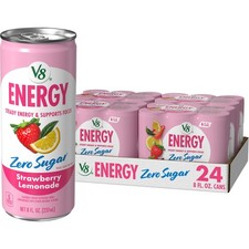 Energy Zero Sugar Strawberry Lemonade, 11.5 fl. oz. Can (12 Pack)
