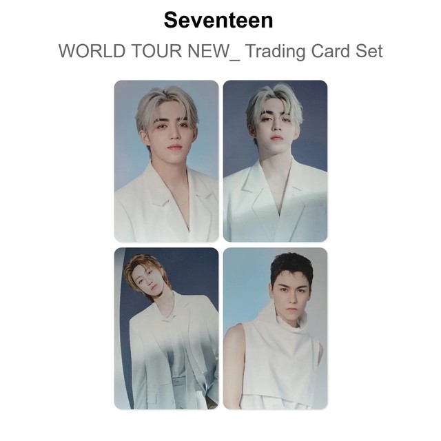 Seventeen WORLD TOUR NEW_ Trading Card Set Official Photocard KPOP Free Gift