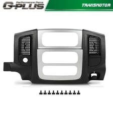 Fits 02-05 Dodge Ram 1500 2500 3500 Dash Radio Climate Trim Bezel Black & Gray